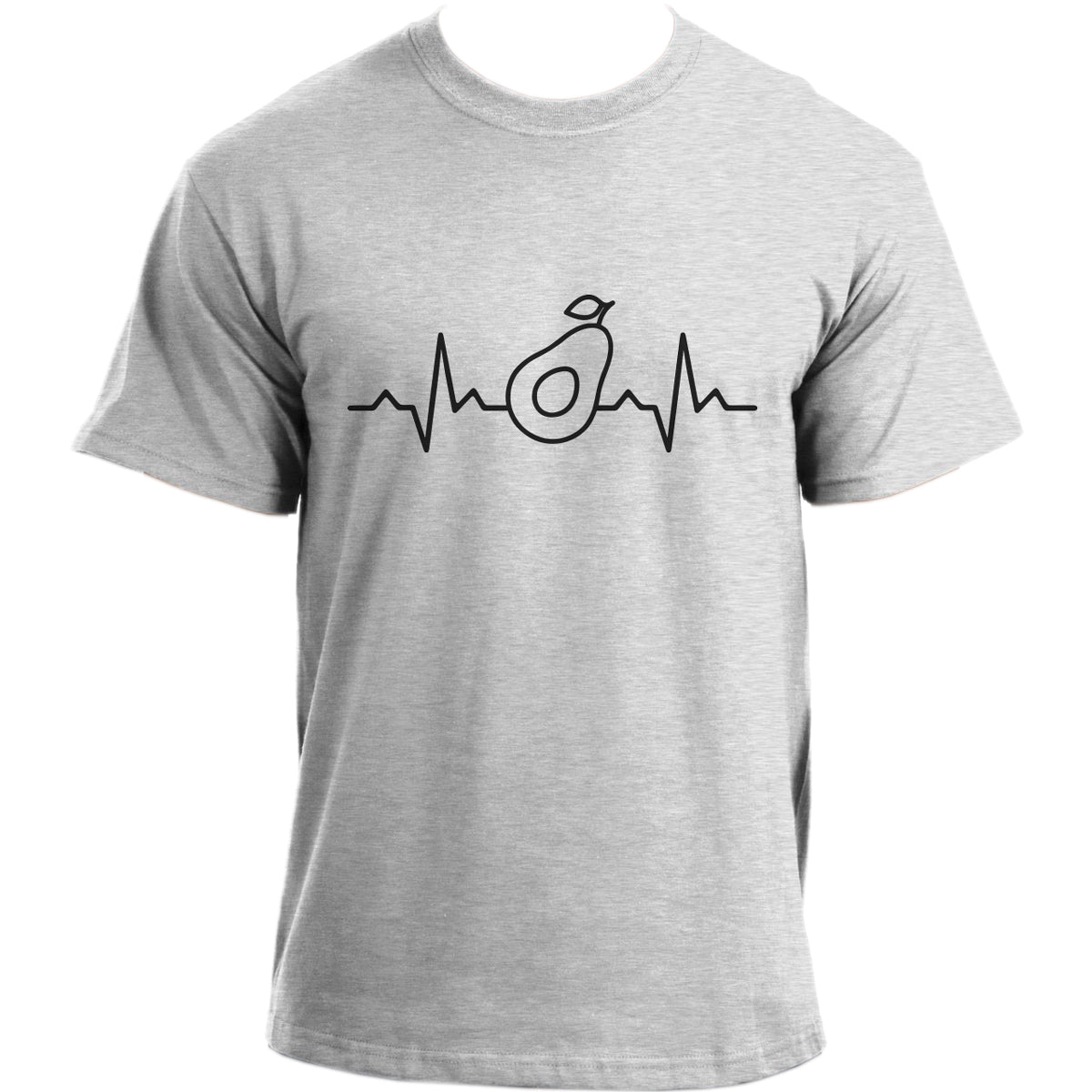 Heartbeat Avocado T shirt I Avocado Fruits Healthy Food Vegan T-Shirt